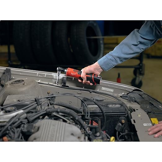 Milwaukee 2457-20 M12 Cordless 38" Sub-Compact 35 ft-Lbs 250 RPM Ratchet w Variable Speed Trigger