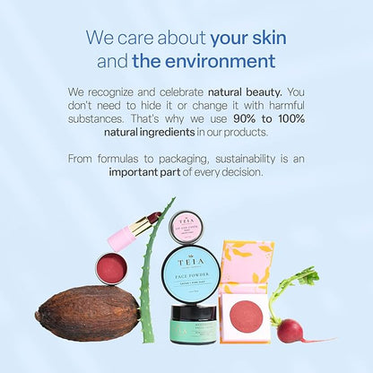 TEIA Cosmetics - Moisturizing Light Coverage Foundation, Natural Finish. Non-toxic, vegan, cruelty-free. (CAPUCCINO)