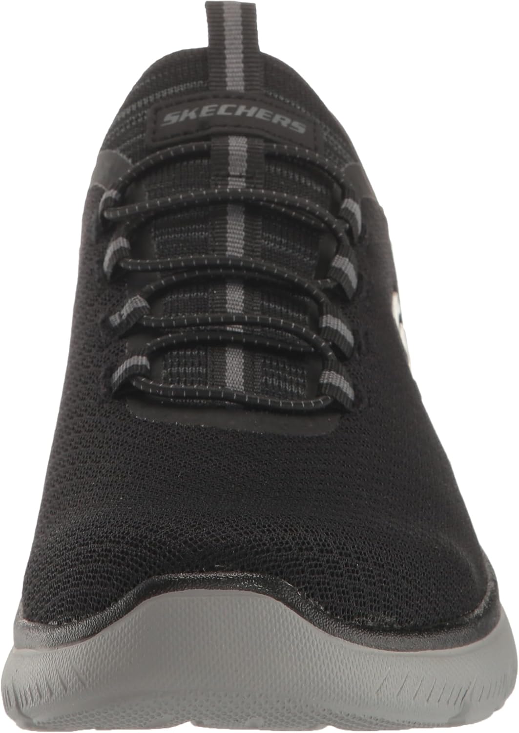 Skechers Hands Free Slip-ins: Summits - High Range, with secure heel, cushioned memory foam, and machine-washable mesh upper.