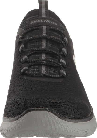 Skechers Hands Free Slip-ins: Summits - High Range, with secure heel, cushioned memory foam, and machine-washable mesh upper.