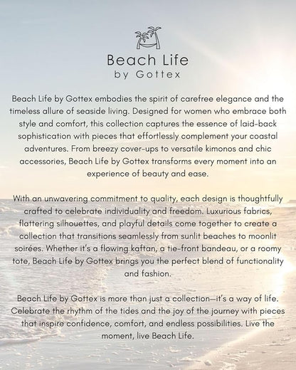 Gottex Beach Life Women's Classic Solid Maxi Cover-Up Dress with Thin Straps and Relaxed Fit Swim Beach Essential