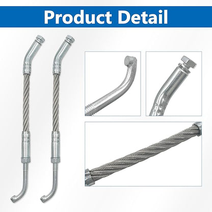 Ice Scratchers Kit Compatible with All Reverse and Non-Reverse Gear Equipped Snowmobiles