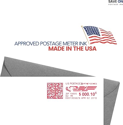 Save On Postage Ink Compatible with PB 793-5 Postage Meter Ink for SendPro C SendPro+ DM Series Mailing System and DM100, DM100i, DM125i, DM150i, DM175i, DM200L DM225 P700 Postage Meters (35 ML)