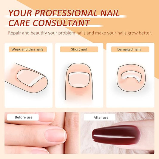 Saviland Poly Gel Nail Kit - 7 Colors with Glitter Red Black, DIY Nail Extension Gel, Slip Solution  Tools for Starter, Party, Home Beauty Gift