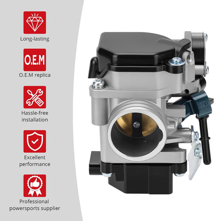 JAVIK Throttle Body For Honda R-ancher 420 TRX420 2x4 4x4 2007-2014 O.E.M# 16400-HP5-604