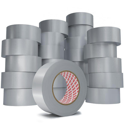 SWRT 3-Pack Silver Heavy Duty Duct Tape Strong Adhesive, 2 Inch x 720 Yd Duct Heavy Duty Waterproof All Weather Gray Duct Tape No Residue Sealing & Patching for Indoor&Outdoor Repair