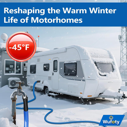 Heated RV Drinking Water Hose, 25 ft, 1/2 in ID