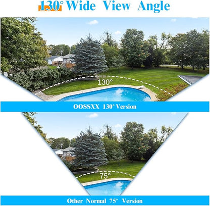 (90 Days Storage) 2-Way Audio 5.5MP 2 Antend Outdoor Security Wireless Camera System WiFi Video Surveillance