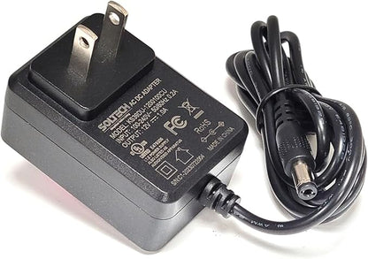 12V 1A 12W Power Supply Adapter, 5.5 x 2.12.5mm, 100-240V AC to DC 12V 1000mA ACDC Power Converter Transformer for CCTV Security Camera, LED Strip Lights, Router, etc. UL Listed