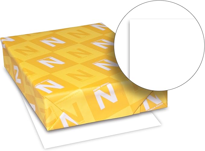 Neenah Capitol Bond 25 Cotton Paper, 8.5" x 11", 24 lb., White, 91 Brightness, 500 Sheets (B724)
