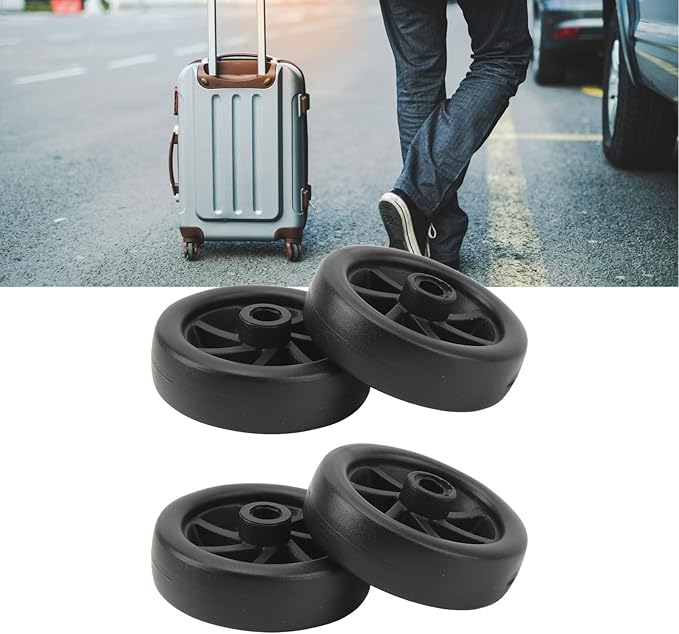 4Pcs Luggage Wheel Luggage Wheel Replacement Kit Replacement Suitcase Wheels for Travelers Hiking Travel Replacement Luggage Wheels