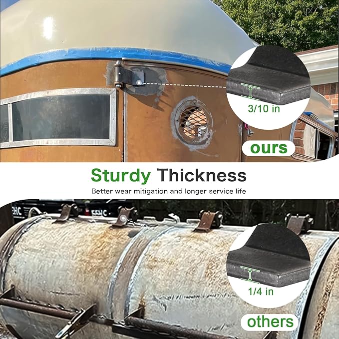 CZC AUTO Weld on Trailer Hinges with Grease Zerk, Heavy Duty Dump Trucks Gate Door Hinge, Strap Style Short Leaf, Pack of 2