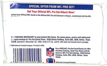 1989 Pro Set Football Series One Pack