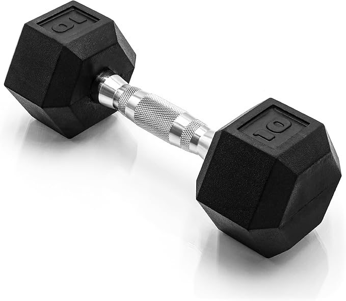 CAP Barbell Coated Hex Dumbbell Weight  Multiple Options