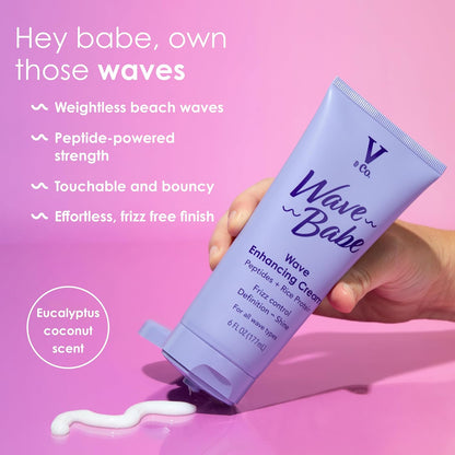 V&Co. Beauty Wave Babe Wave Enhancing Cream 6 FL OZ