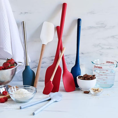 Sur La Table Flex-Core Silicone Spatula with Stainless Steel Handle, Marble
