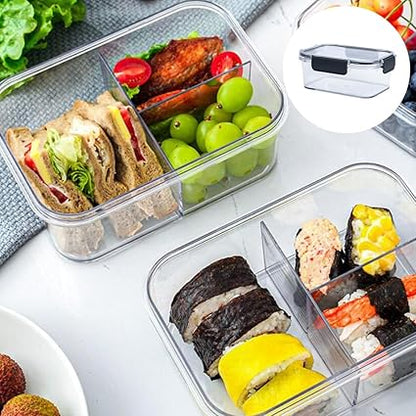 Unomor Refrigerator Crisper Fridge Storage Boxes with Lids Plastic Containers Plastic Storage Boxes Food Containers with Lids Plastic Food Storage Containers with Lids Pp Shelf With Cover