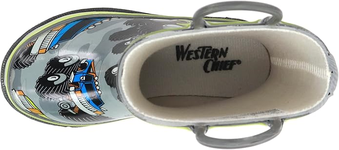 Western Chief Unisex-Child Waterproof Printed Rain Boot