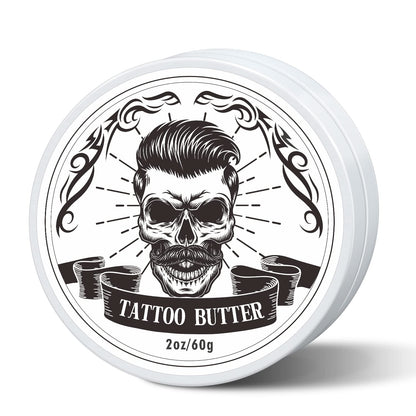 FUNAN Tattoo Butter Aftercare Cream, Tattoo Care Balm for Before, During, After Tattoo Process, Safe, Natural Tattoo Aftercare Cream (2 oz)