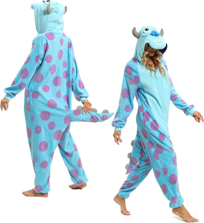 LABULA Unisex Adult Onesie Animal Pajamas Halloween Cosplay Sleepwear