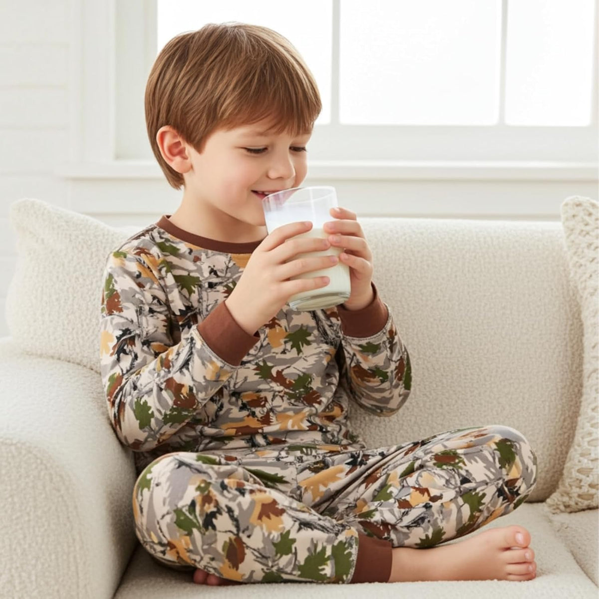 PATPAT Toddler & Kids Pajama Sets with Bamboo Viscose, Snug Fit Pjs for Girls, All-Season Comfort Sleepwear, Ages 2-12 Years.