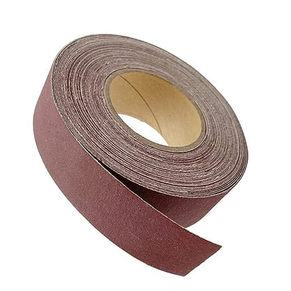 400 Grit Continuous Sandpaper Roll 1" x 26 Feet Emery Cloth Aluminium Oxide Abrasive Sandpaper Roll Drum Sander Sandpaper Rolls for Wood Furniture Finishing Metal Sanding Automotive Polishing