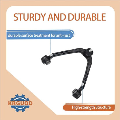 Front Upper Control Arm w/Ball Joint Suspension Kit Fit for Chevy Avalanche Silverado Suburban Express Sierra 1500 Yukon Tahoe Cadillac Escalade K80942 K80826 15864153-2pcs