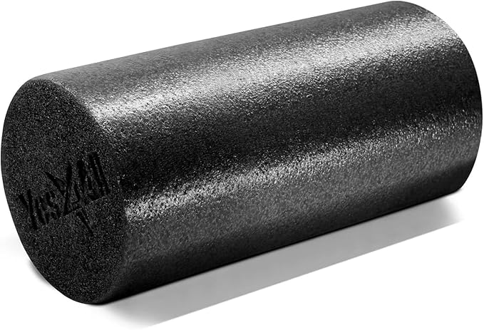 Yes4All Low Density Round PE 1218 2436 inch Foam Rollers for Muscle Massage, Yoga Core Exercise  Physical Therapy