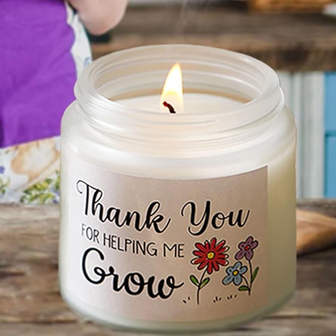 Candles for Women,Jar Candles - Natural Soy Accessories for Bathroom Yoga Relaxation and Meditation Calming Fragrance