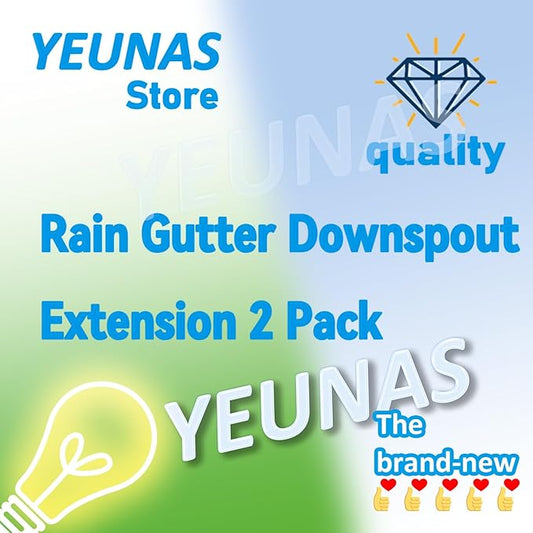 Rain Gutter Downspout Extension, Drain Downspout Extender, Downspout Drain Linker, Gutter Connector Rain Drain, Expandable from 21 to 60 Inches (2 Pack)