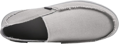 Mens Canvas Shoes Slip On Loafers Deck Shoes Walking Lightweight Causal Slip-ons