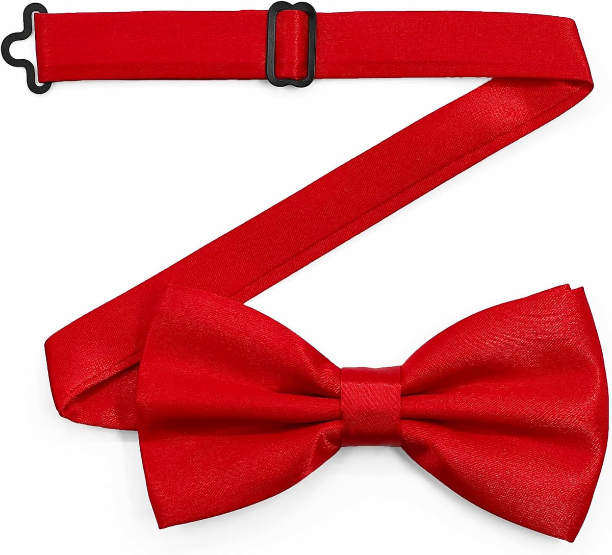 Men's Solid Pre-Tied Bow Tie Adjustable Formal Tuxedo Bowtie for Men Satin Neck Bow ties for Wedding Party Business