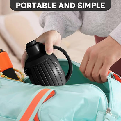 FBSPORT Air Pump for Inflatable Mat, Electric Air Pump 600W with 4 Nozzles, Portable and Fast Inflation AC110-120V, Suitable for Air Mat Float Dock Inflatable Beds