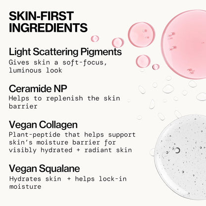 Pacifica Makeup Primer – Kind Glaze Dewy Glow Layer, Hydrating Primer with Vegan Collagen, Squalane & Ceramides for Soft-Focus Radiance, Vegan & Cruelty-Free, 1 fl oz