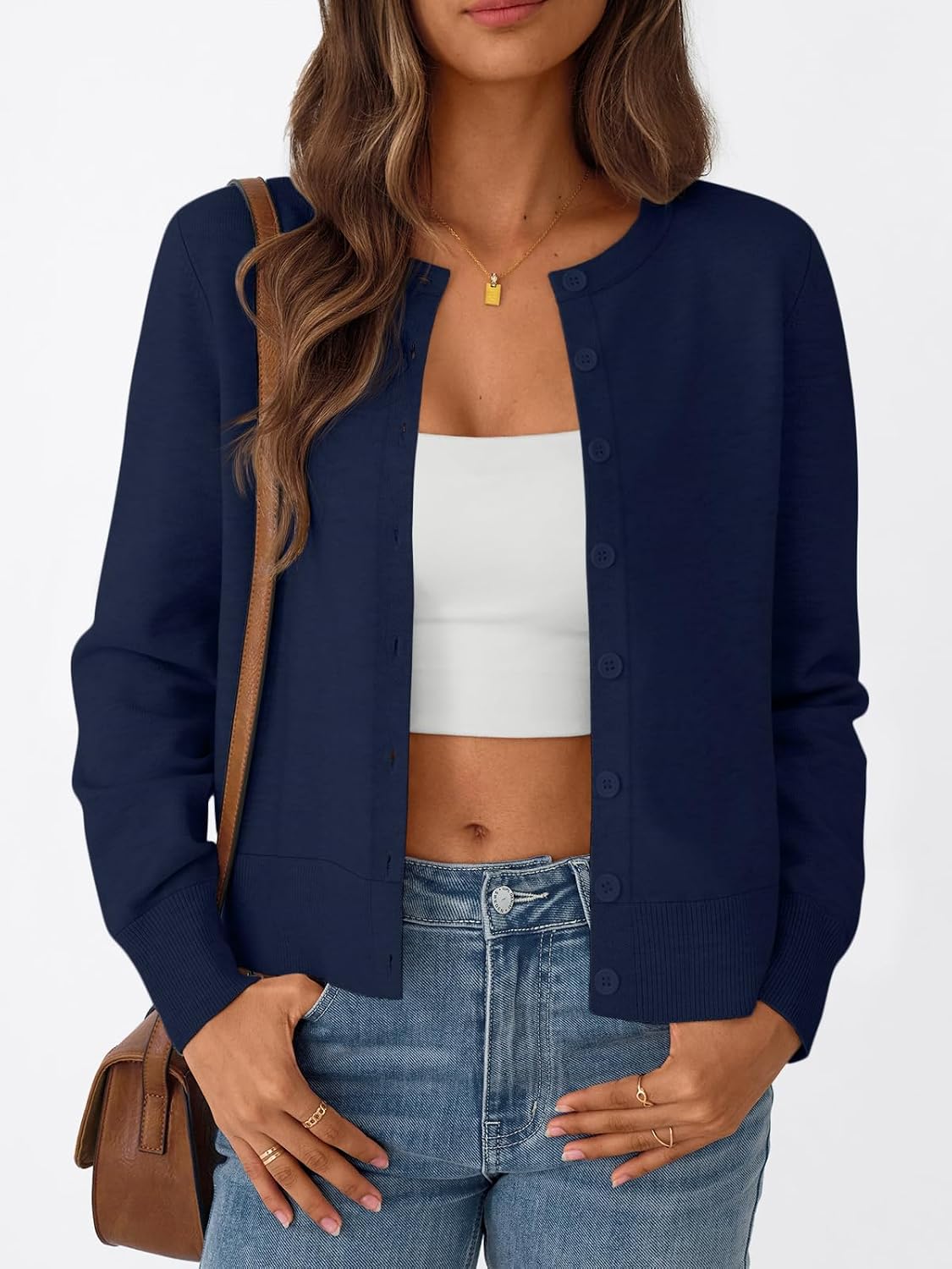 Trendy Queen Lightweight Cardigan Sweaters for Women