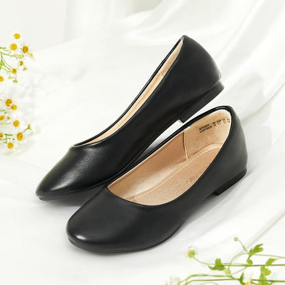 DREAM PAIRS Girls Dress Shoes Slip on Ballerina Flats for Wedding/Party https://a.co/d/03LH9NP5