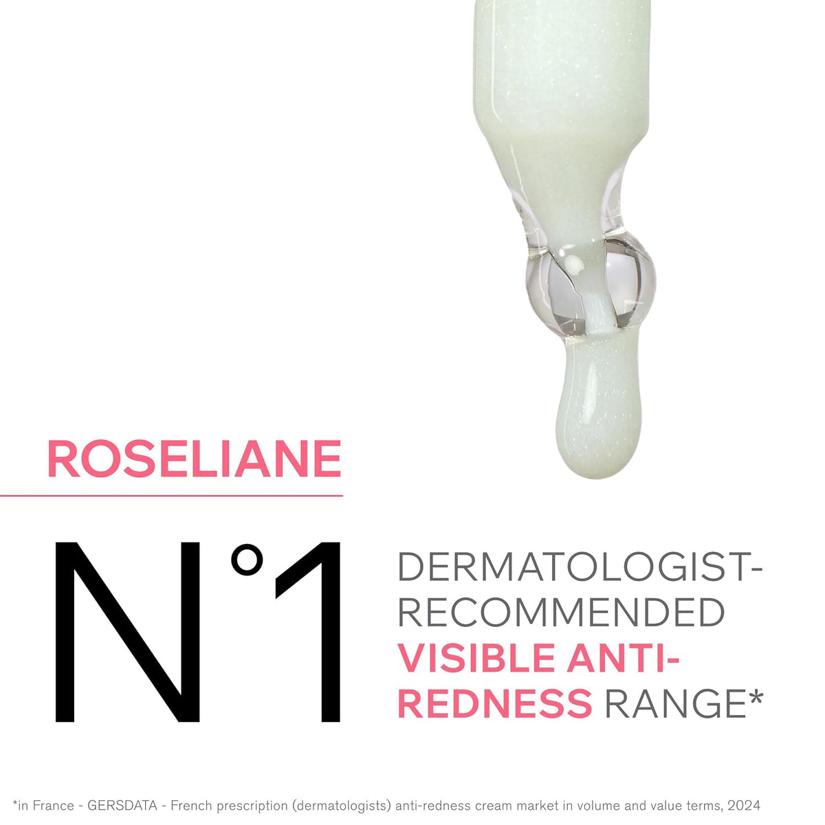Uriage Roseliane Dermo-Cleansing Fluid, Face Cleanser With Calendula, Rose & Apricot Kernel Oil, Removes Makeup, Gel-Textured Lotion, Paraben-Free