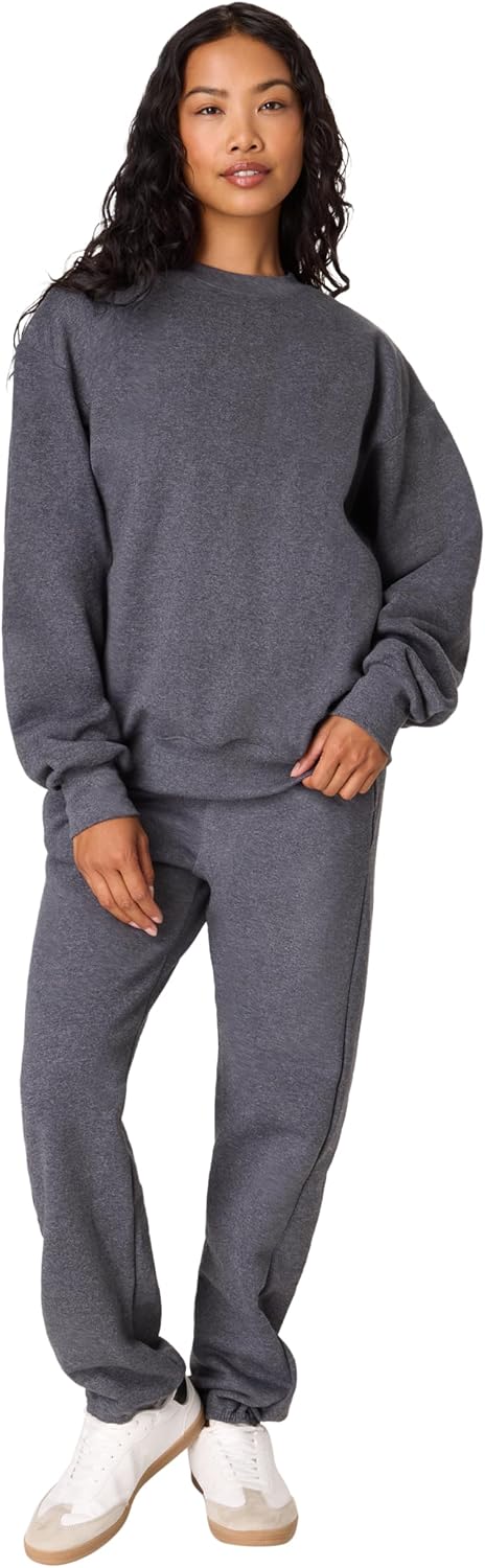 Hanes mens Ultimate Sweatshirt, Heavyweight Fleece Sweatshirt, Crewneck Pullover for Men