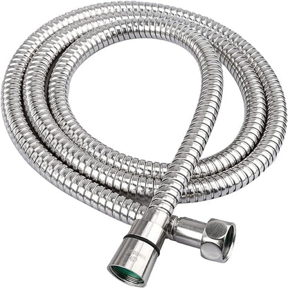 HOMEIDEAS 60 inches Shower Hose, 5 feet Long 304 Stainless Steel Handheld Shower Head Hose Replacement, Flexible Hose Extension