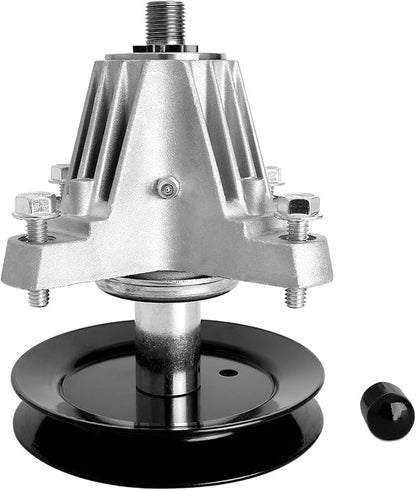 Replacement 918-06980 Spindle Fits for Cub Cad et 50" Deck Mower - Spindle Assembly Compatible with Troy Bilt Super Bronco 50 Mustang 50 ZTR, Cad RZT LX 50 Mower, with Grease Fitting,Replace 618-06980