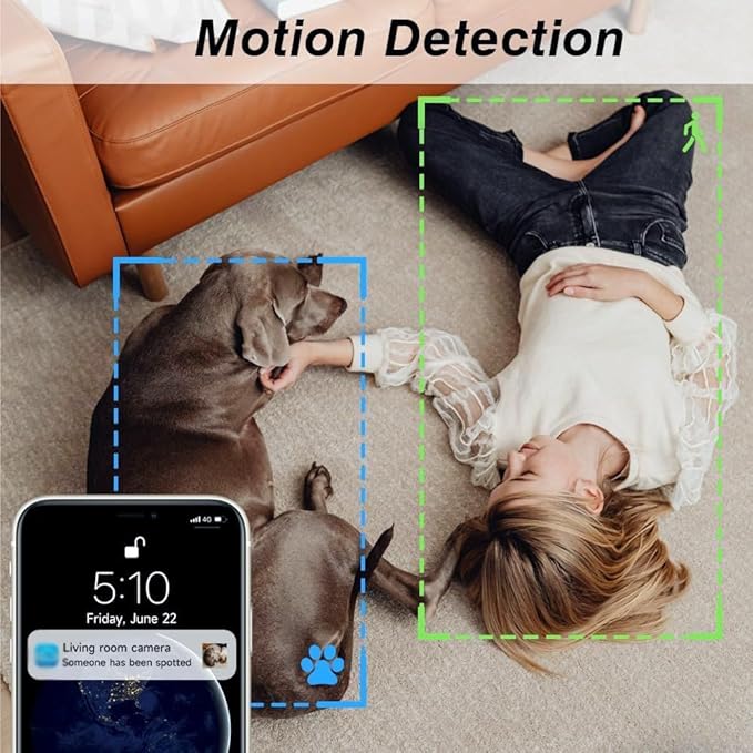 Wireless Mini Cameras HD Smoke Detector Camera,WiFi Remote Real-Time Home Nanny Cam,Security Mini Small Indoor Camera for Home Security/Office
