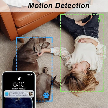 Wireless Mini Cameras HD Smoke Detector Camera,WiFi Remote Real-Time Home Nanny Cam,Security Mini Small Indoor Camera for Home Security/Office