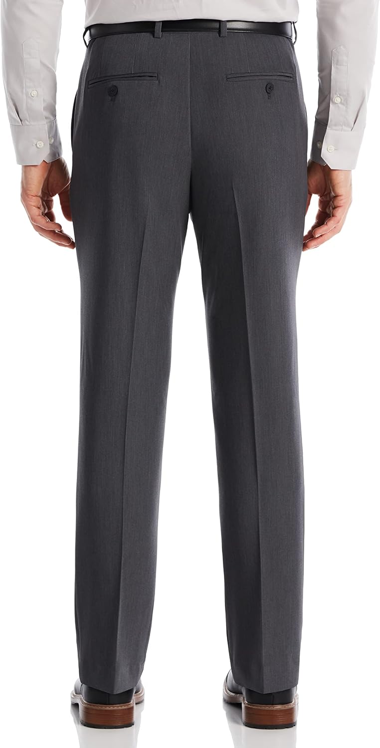 Perry Ellis Portfolio Men's Modern Fit Solid Stretch Resolution Dress Pant