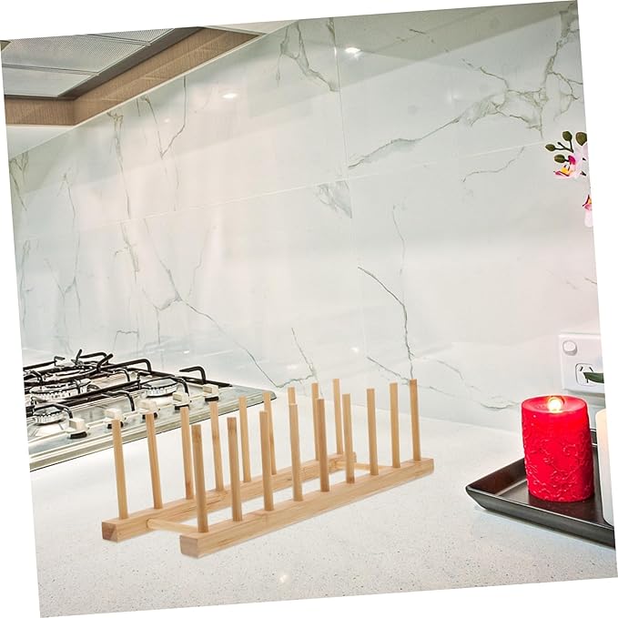 Plate Storage Rack Kitchen Dishware Basket Sink Dish Drainer Kitchen Utensil Holder Dish Drying Rack Plate Holder for Cabinet Plate Drying Rack Dishes Organizer Rack Khaki