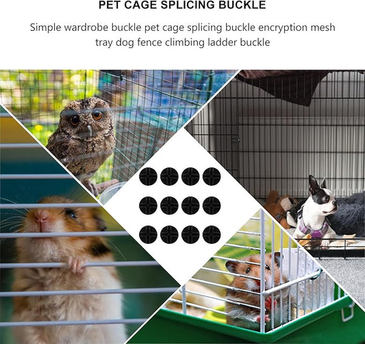 24 Pcs Fence Buckle Cabinet Fasteners Shoe Cabinet Clips Shelving Assembly Buckles Cabinet Buckles Plastic Buckles Plastic Closet Buckles Fixing Buckles Closet Accessories