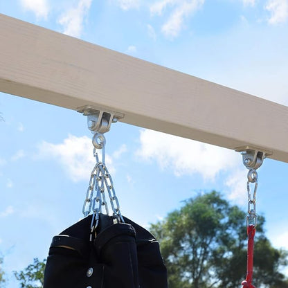 BETOOLL Heavy Duty Swing Hangers Swing Set Hardware Playground Porch Wooden Sets Indoor Outdoor Set of 4
