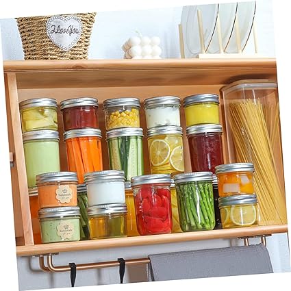 6Pcs Mini Plastic Jars with Lids Portable Household Storage Containers for Food and Essentials Multifunctional Plastic Jars with Lids