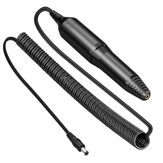 Nail Drill Handpiece Replacement for Professional Nail Drill Machine, 20000 RPM Handpeice Replacement Parts for SUBAY, ALLE S, HOINVO and JIASHENG, Black