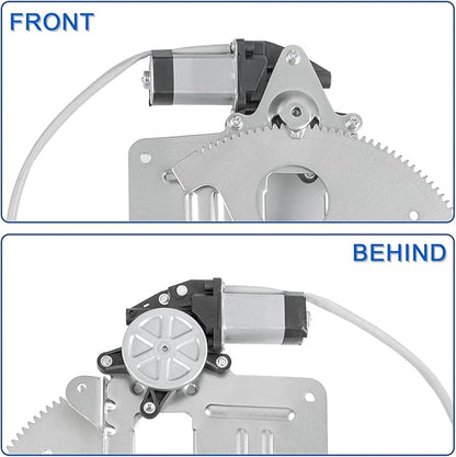 741-844 Front Left Driver Side Power Window Regulator with Motor, Compatible with Chevy S10 GMC Sonoma 1994-2004, Chevy Blazer 1995-2005, Oldsmobile BravadaGMC Jimmy 1996-2001