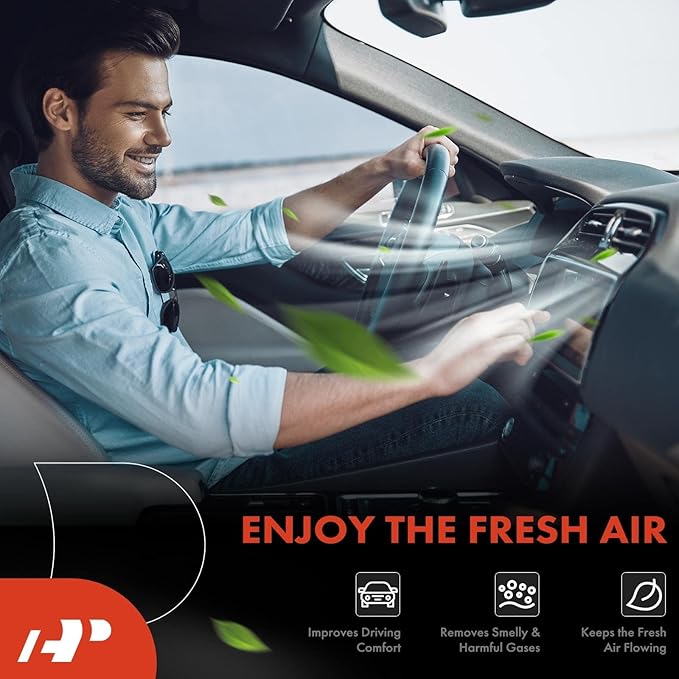 A-Premium 2-PC Cabin Air Filter with Activated Carbon Compatible with Nissan Sentra 2013-2019, Juke 2011-2017, LEAF 2011-2023, Cube 2009-2014, Replace B78911FC0A